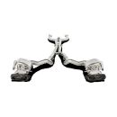 Эвакуационная система Akrapovic Evolution Line с углеродными наконечниками для Mercedes-AMG C 63/C 63 S, легкий титан, улучшенная производительность, plug-and-play установка.