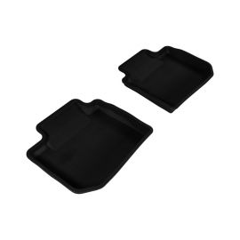 3D MAXpider 2012-2019 Subaru Impreza/XV Crosstrek/WRX/Sti Kagu 2nd Row Floormats - Black