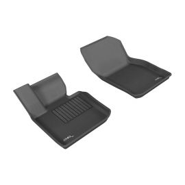 3D MAXpider 2014-2019 Mini Hardtop 2-Door/Convertible Kagu 1st Row Floormat - Black