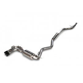 AWE Tuning BMW F3X 28i / 30i Touring Edition Axle-Back Exhaust Single Side - 80mm Black Tips