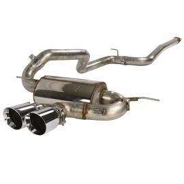 AWE Tuning Ford Focus ST Touring Edition Cat-back Exhaust - Non-Resonated - Chrome Silver Tips