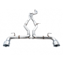 AWE Tuning 2020 Toyota Supra A90 Track Edition Exhaust - 5in Chrome Silver Tips