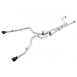 AWE 2021-2024 RAM 1500 TRX 0FG Cat-Back Exhaust - Diamond Black Tips