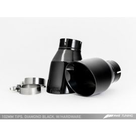 AWE Tuning Audi C7 A7 3.0T Touring Edition Exhaust - Dual Outlet Diamond Black Tips