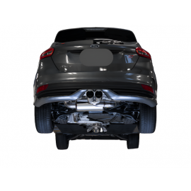 AWE Tuning Ford Focus ST Touring Edition Cat-back Exhaust - Non-Resonated - Diamond Black Tips