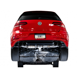 AWE Tuning 15-17 Volkswagen Golf R MK7 Track Edition Exhaust - Diamond Black Tips (102mm)