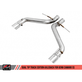 AWE Tuning 16-19 Chevrolet Camaro SS Axle-back Exhaust - Track Edition (Chrome Silver Tips)