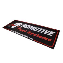 Aeromotive Banner - 32in x 92in (Black/Red)