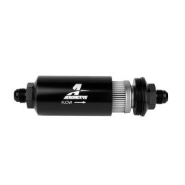 Aeromotive In-Line Filter - (AN -08 Male) 100 Micron Stainless Steel Element