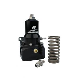 Aeromotive Regulator - 30-120 PSI - .500 Valve - 2x AN-10 Inlets / AN-10 Bypass