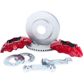 Alcon 09-20 F-150/Raptor Gen1-2 347x36mm Rotors 6-Piston Red Front Brake Kit Requires alcAC011507NAN