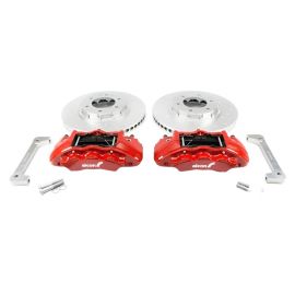 Alcon 2019+ Ford Ranger/2020+ Bronco 2.3L 350x34mm Rotors 6-Piston Red Calipers Front Brake Kit