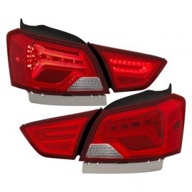 ANZO 14-18 Chevrolet Impala LED Taillights Red/Clear