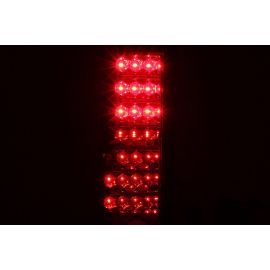 ANZO 1986-1997 Nissan Hardbody LED Taillights Red/Clear