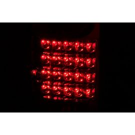 ANZO 1989-1995 Toyota Pickup LED Taillights Red/Clear