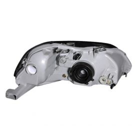 ANZO 1999-2000 Honda Civic Crystal Headlights Gun-Metal Gray