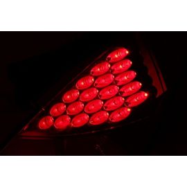 ANZO 2003-2005 Nissan 350Z LED Taillights Red