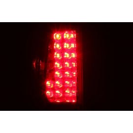 ANZO 2005-2008 Nissan Frontier LED Taillights Red/Smoke