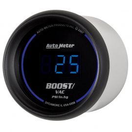 Autometer Cobalt Digital 52.4mm Black Vacuum/Boost Gauge