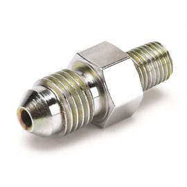 Autometer Fitting Adapter -4AN Male to 1/16in NPT Male for Ford Fuel Rail