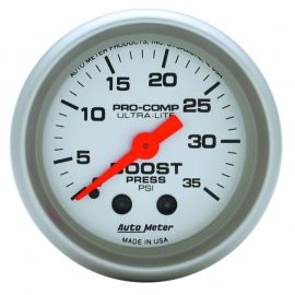 Autometer Ultra-Lite 52mm 35 PSI Mechanical Boost Gauge