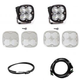 Baja Designs 2021+ Ford Bronco A Piller Light Kit Squadron Sport Spot w/Upfitter