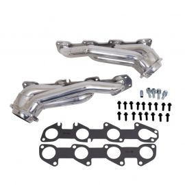 Dodge Charger 300C 5.7 Hemi 1-3/4 Shorty Exhaust Headers Polished Silver Ceramic 05-08