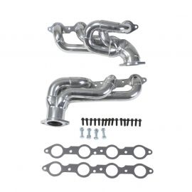 Chevrolet Camaro SS 1-3/4 Shorty Exhaust Headers Polished Silver Ceramic 2010-2015