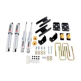 Belltech 2015 GM Colorado/Canyon Ext Cab Short Bed Lowering Kit w/ND II Shocks - 0-3in F/4in R Drop