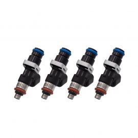 BLOX Racing Eco-Fi Street Injectors 1000cc/min w/1/2in Adapter Honda K Series (Set of 4)