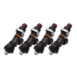 BLOX Racing Eco-Fi Street Injectors 1000cc/min w/1in Adapter Honda B/D/H Series (Set of 4)