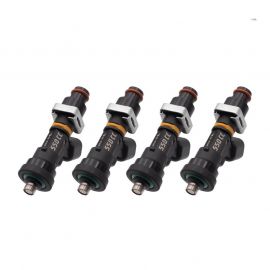 BLOX Racing Eco-Fi Street Injectors 550cc/min w/1/2in Adapter Honda B/D/H Series (Set of 4)