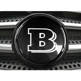 Mercedes G-Class W464 2018+ Front Grille Carbon Fiber Badge Emblem BRABUS Style