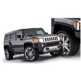 Bushwacker 06-10 Hummer H3 OE Style Flares 4pc - Black