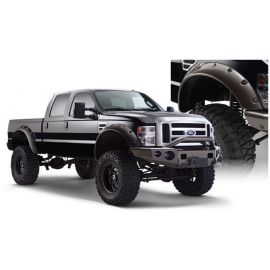 Bushwacker 08-10 Ford F-250 Super Duty Cutout Style Flares 2pc - Black