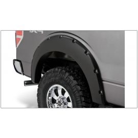 Bushwacker 09-14 Ford F-150 Styleside Pocket Style Flares 2pc 67.0/78.8/97.4in Bed - Black