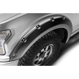 Bushwacker 15-17 Ford F-150 Styleside Pocket Style Flares 2pc 67.1/78.9/97.6in Bed - Black