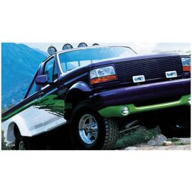 Bushwacker 92-96 Ford Bronco Cutout Style Flares 2pc - Black