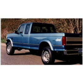 Bushwacker 92-96 Ford Bronco Extend-A-Fender Style Flares 2pc - Black