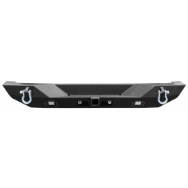 DV8 Offroad 07-18 Jeep Wrangler JK Full Length Rear Bumper w/ Lights