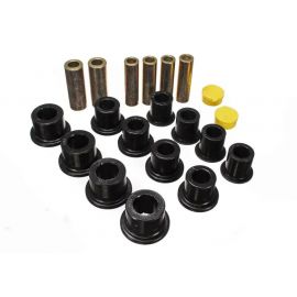 Energy Suspension 00-04 Ford Excursion 4WD / 99-04 F250/F350 4WD Black Front Leaf Spring Bushing Set