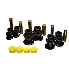 Energy Suspension 02-05 Dodge Ram 1500 2WD Black Rear Leaf Spring Bushing Set