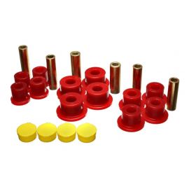 Energy Suspension 02-05 Dodge Ram 1500 2WD Red Rear Leaf Spring Bushing Set