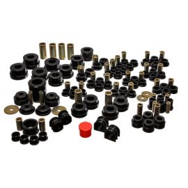 Energy Suspension 02-09 Nissan 350Z / 03-07 Infiniti G35 Coupe Black Hyper-Flex Master Bushing Set