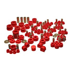 Energy Suspension 02-09 Nissan 350Z / 03-07 Infiniti G35 Coupe Red Hyper-Flex Master Bushing Set