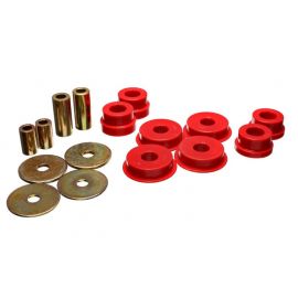 Energy Suspension 03-05 Mitsubishi Lancer EVO 8 Red Rear Differential / Mustache Bar Bushing Set