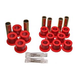 Energy Suspension 06/86-97 Nissan 720/Hardbody P/U 4WD Red Front Leaf Spring Bushing Set