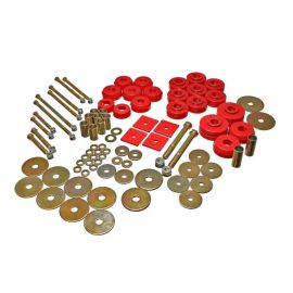 Energy Suspension 67-72 Denali XL/Suburban/Yukon XL 2WD/4WD/67-95 K-5 Blazer Red Body(cab) Mount Set