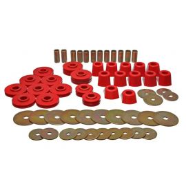 Energy Suspension 67-95 K5 Blazer / 67-70 Denali XL/Suburban/Yukon XL 4WD Red Body (Cab) Mount Set