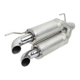 Gibson 11-13 Polaris Ranger RZR XP 900 Base Dual Exhaust - Stainless